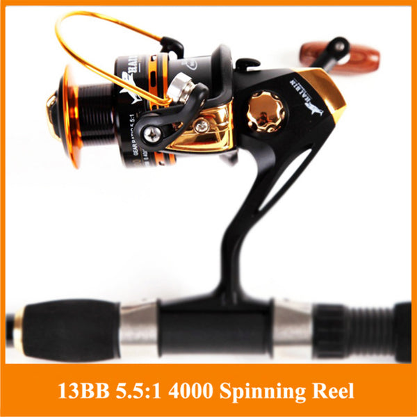 Small Fishing Reel 13BB Powerful Spinning Fishing Reels for